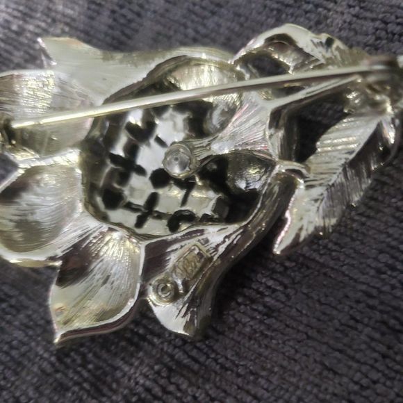 Vintage Coro Brooch Pin Aurora Borealis BEAUTIFUL! - Picture 2 of 5